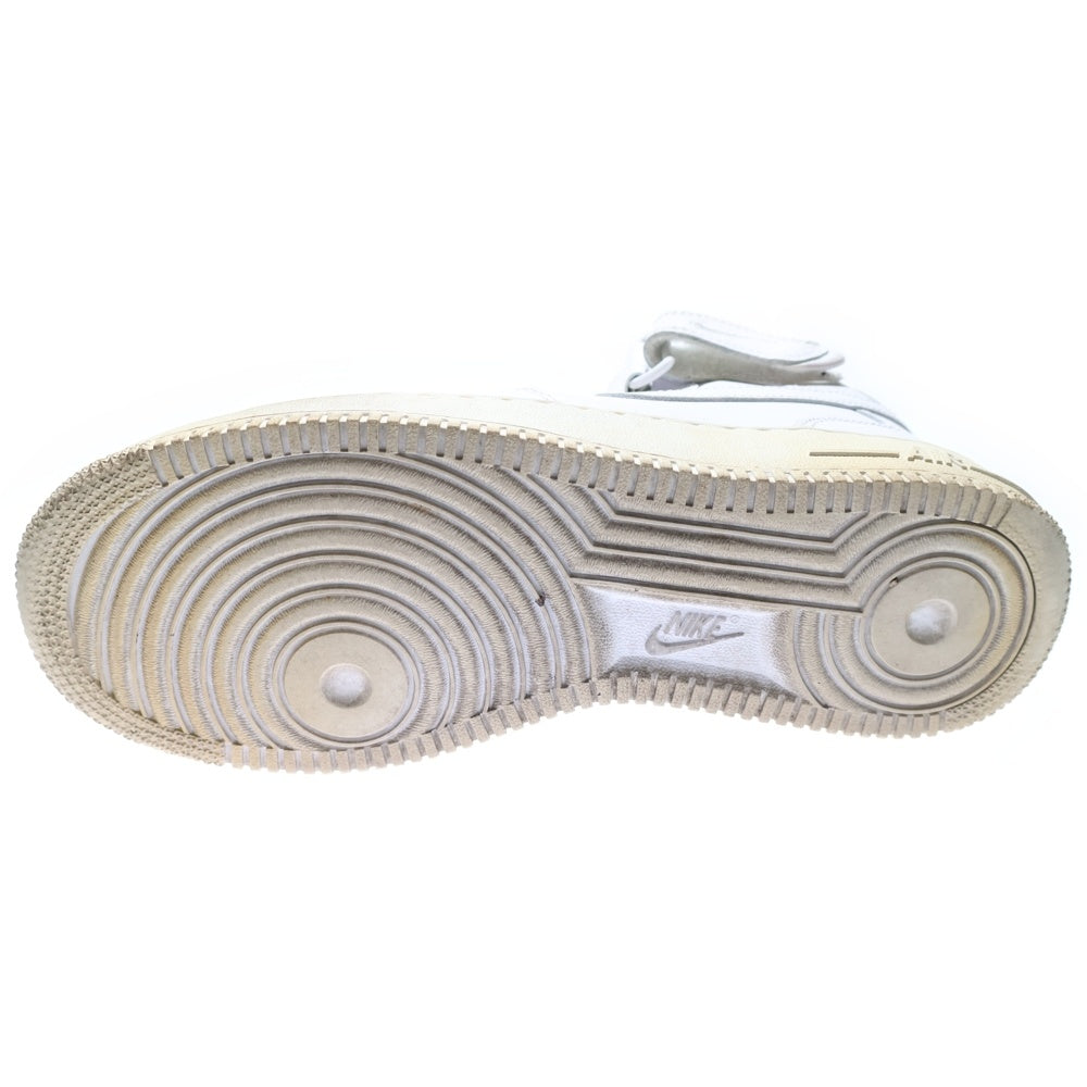 NIKE(ナイキ) AIR FORCE 1 MID 07 エアフォースワン ハイカットスニーカー ホワイト US8.5/26.5cm 315123-111