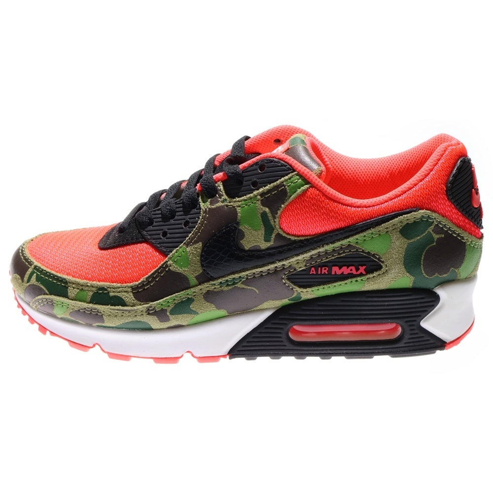 NIKE(ナイキ) ×atmos AIR MAX 90 PREMIUM DUCK CAMO CW6024-600 アトモス エアマックス90プレミアム リバースダックカモ ローカットスニーカー US8.5/26.5cm CW6024-600