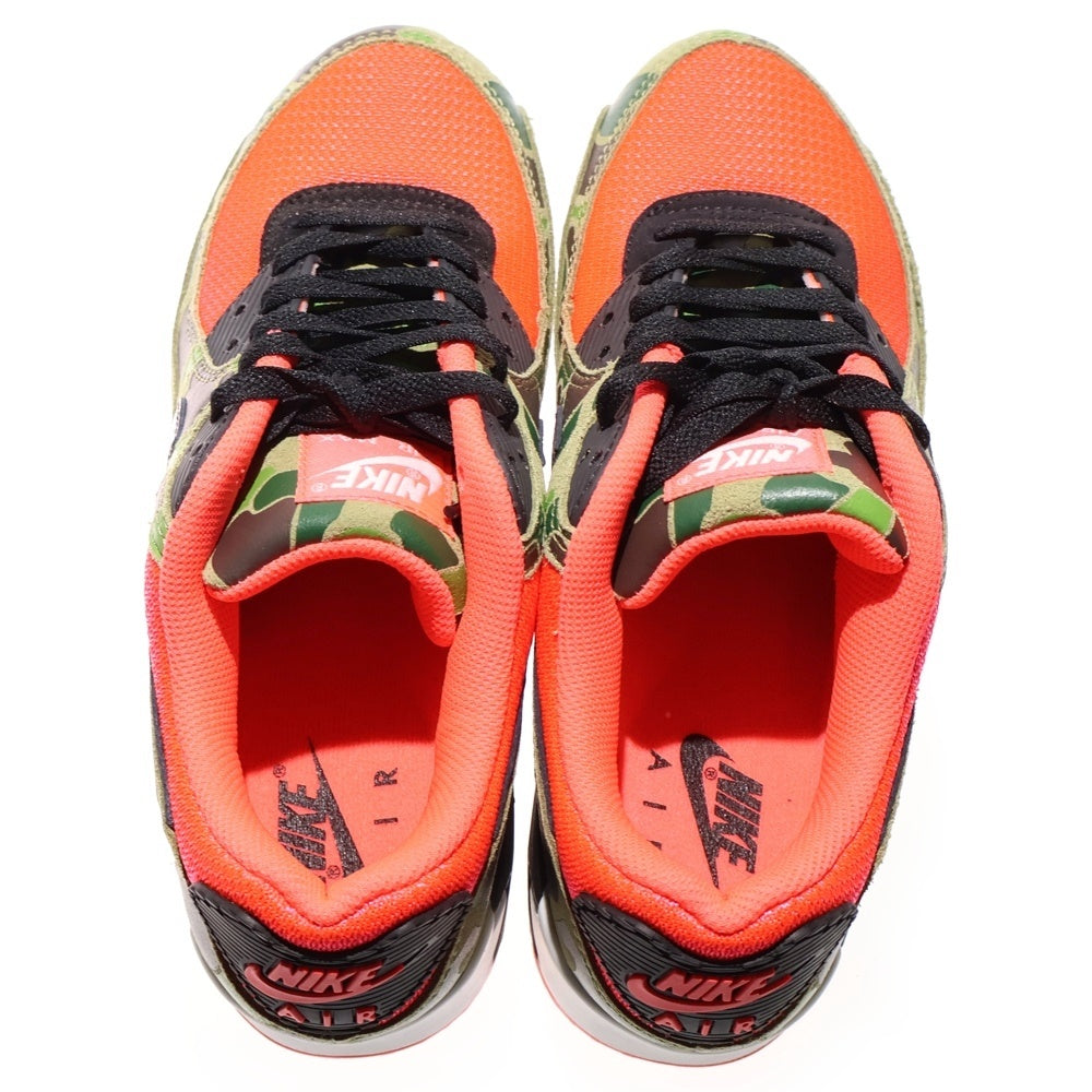 NIKE(ナイキ) ×atmos AIR MAX 90 PREMIUM DUCK CAMO CW6024-600 アトモス エアマックス90プレミアム リバースダックカモ ローカットスニーカー US8.5/26.5cm CW6024-600