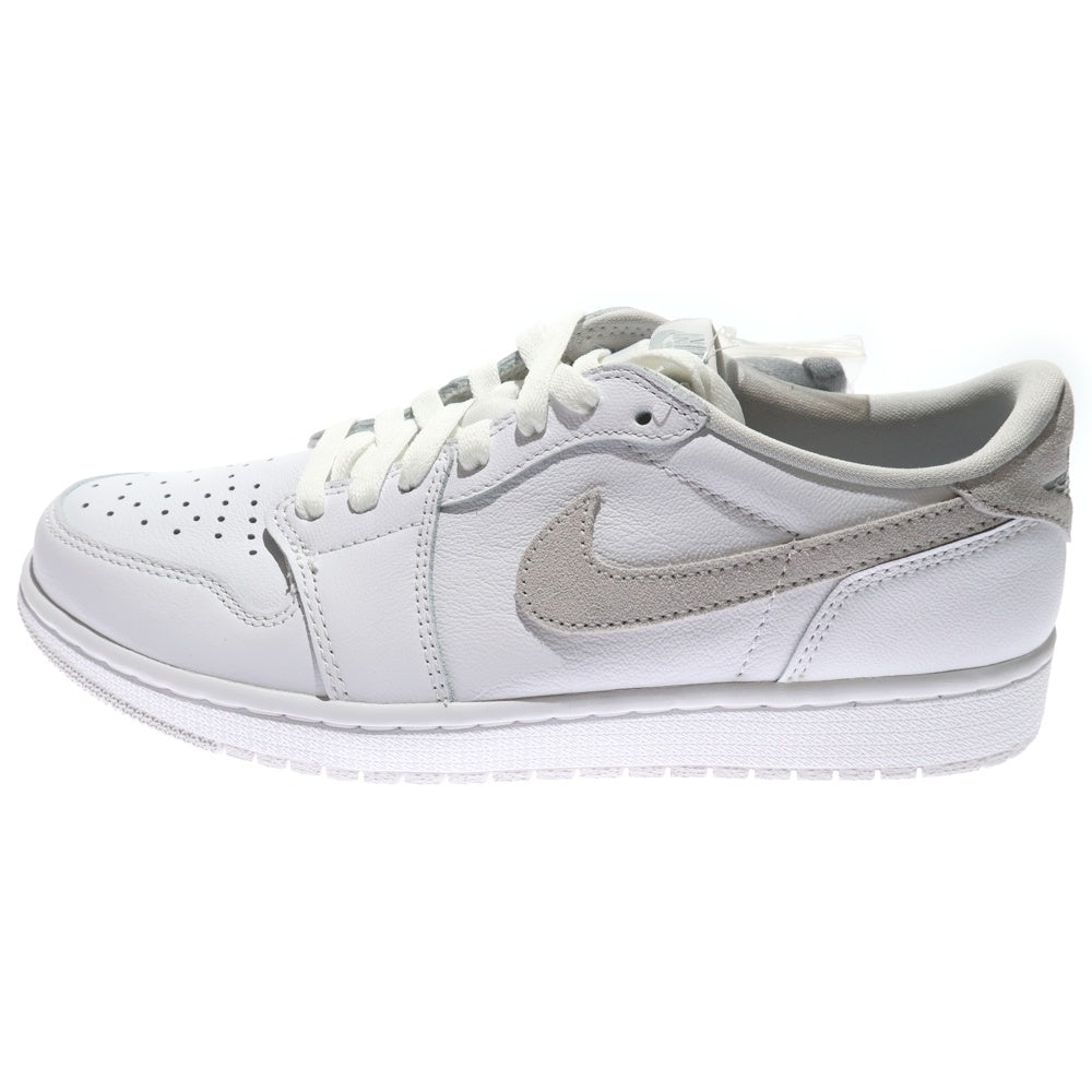 NIKE(ナイキ) IR JORDAN 1 LOW OG NEUTRA GREY エアジョーダン 1 ニュートラル グレー ローカットスニーカー ホワイト US9/27cm CZ0790-100