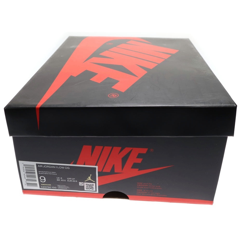 NIKE(ナイキ) IR JORDAN 1 LOW OG NEUTRA GREY エアジョーダン 1 ニュートラル グレー ローカットスニーカー ホワイト US9/27cm CZ0790-100