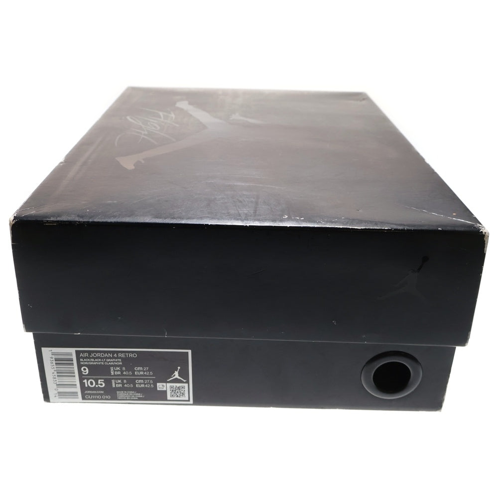 NIKE(ナイキ) Air Jordan 4 Black Cat エアジョーダン4 ブラックキャット ブラック US9/27cm CU1110-010