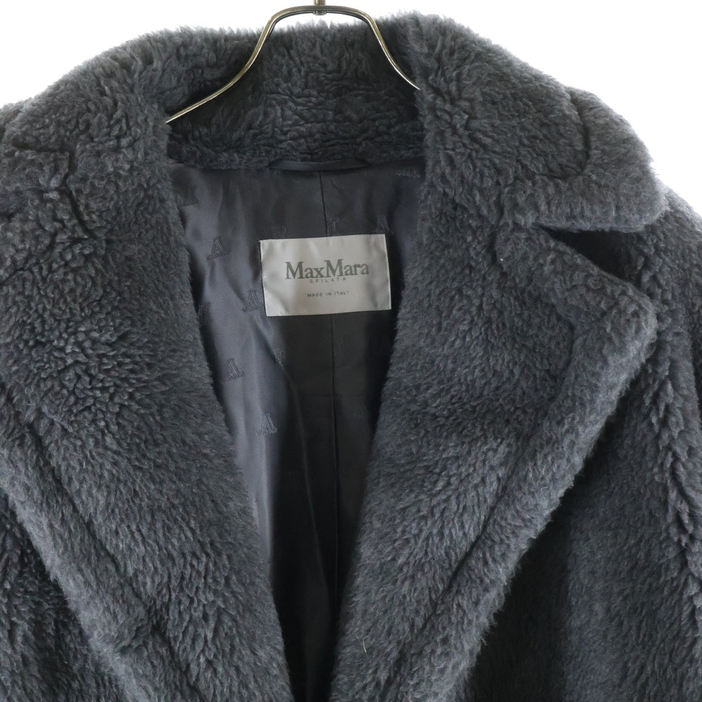 Max Mara(マックスマーラ) カディアック テディベア オーバーサイズ ウール アルパカ ロングコート レディース グレー 24210163136