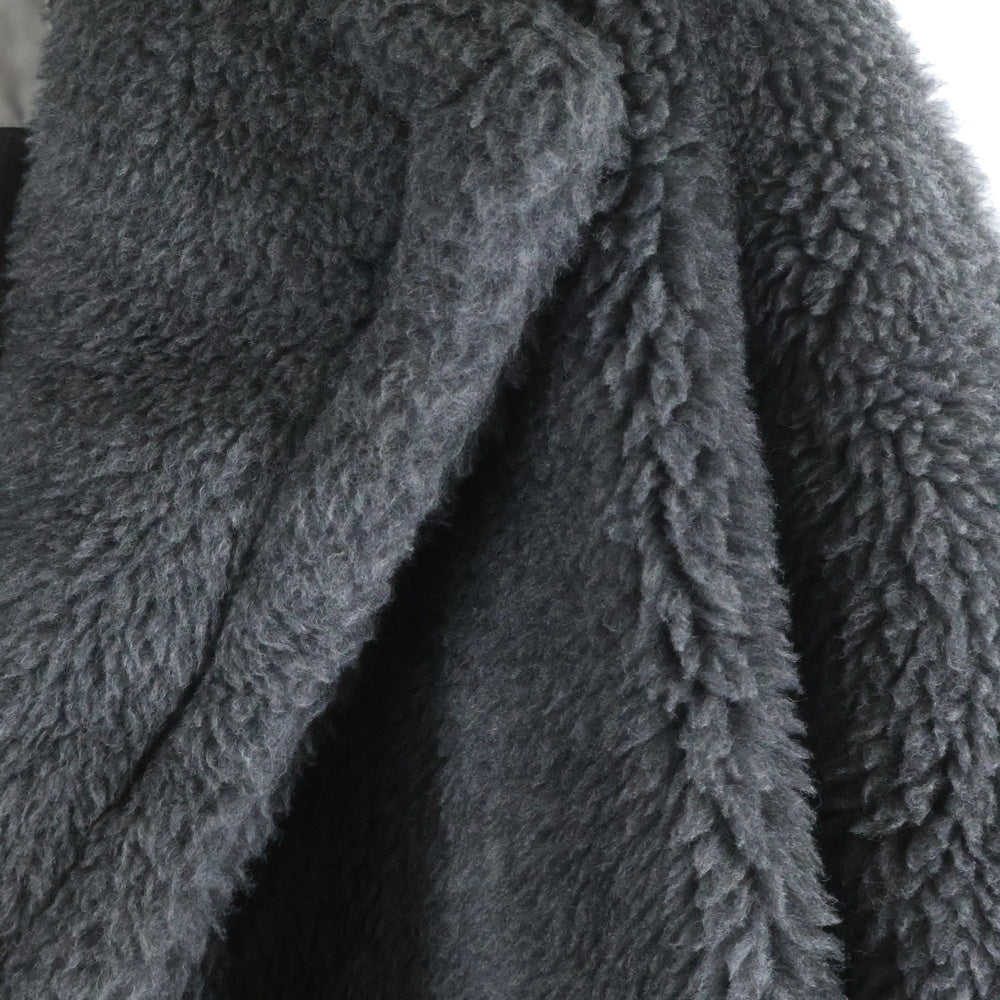 Max Mara(マックスマーラ) カディアック テディベア オーバーサイズ ウール アルパカ ロングコート レディース グレー 24210163136