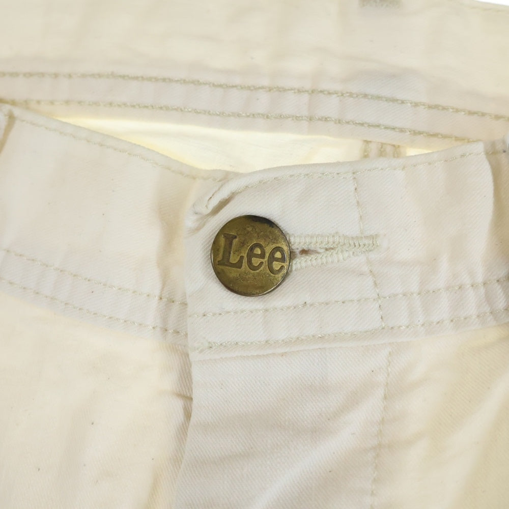 LEE(リー) バックロゴ ワッペン ペインター ワークパンツ ホワイト LM7288