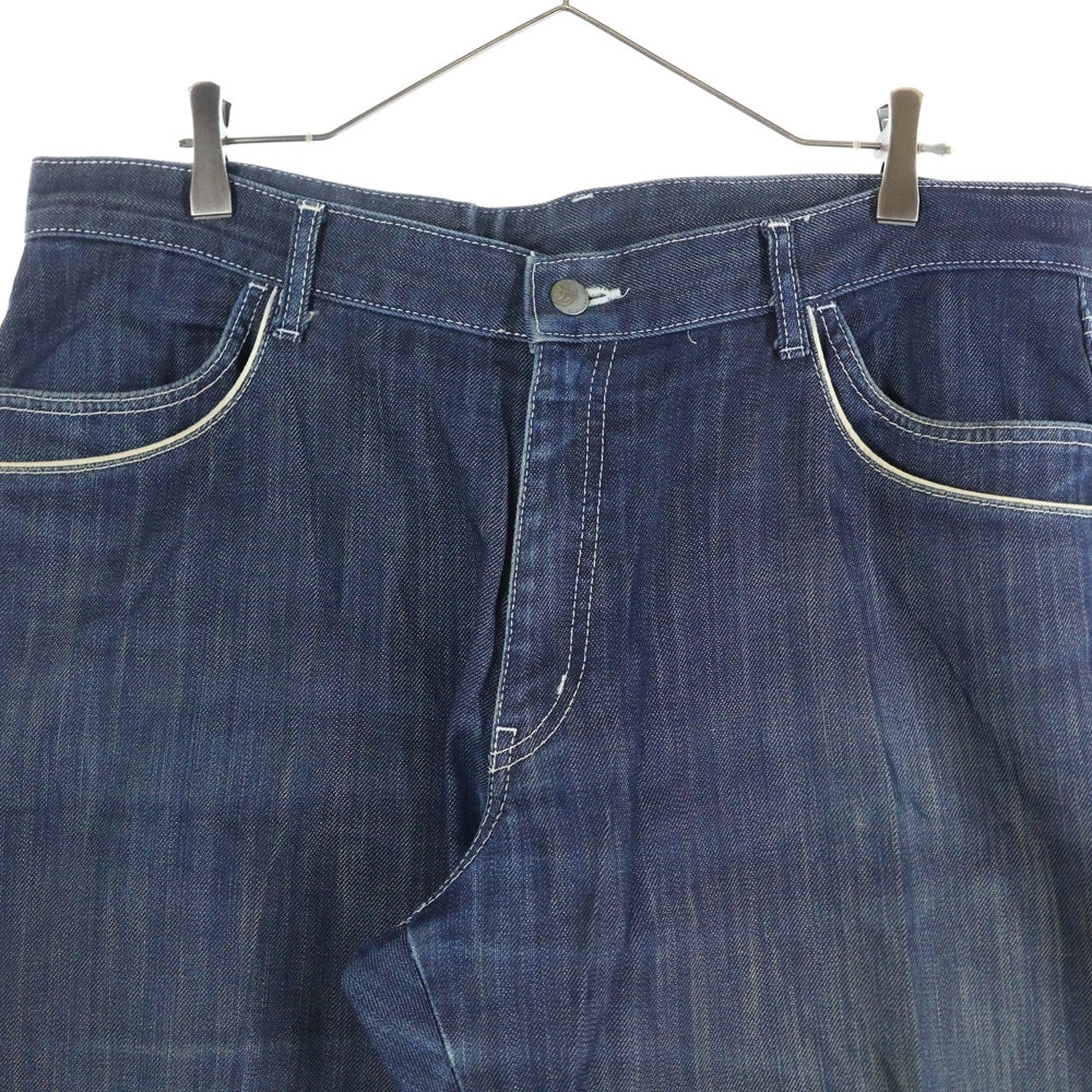 CASTELBAJAC(カステルバジャック) バック刺繡 レイヤードポケット ワイドデニムパンツ ジーンズ インディゴ 7713-1703