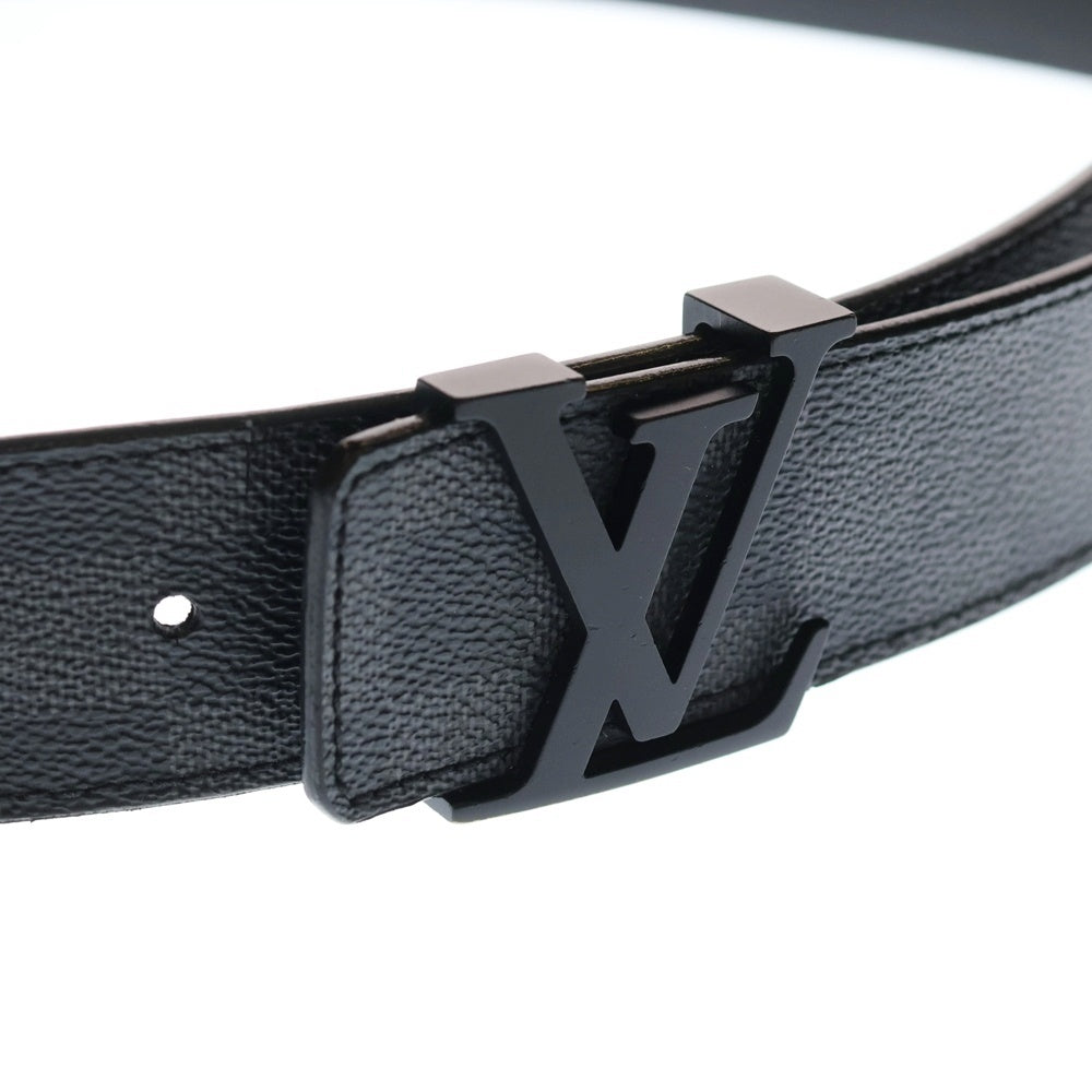 LOUIS VUITTON(ルイヴィトン) ダミエグラフィット サンチュールLVイニシアル ベルト ブラック M9808