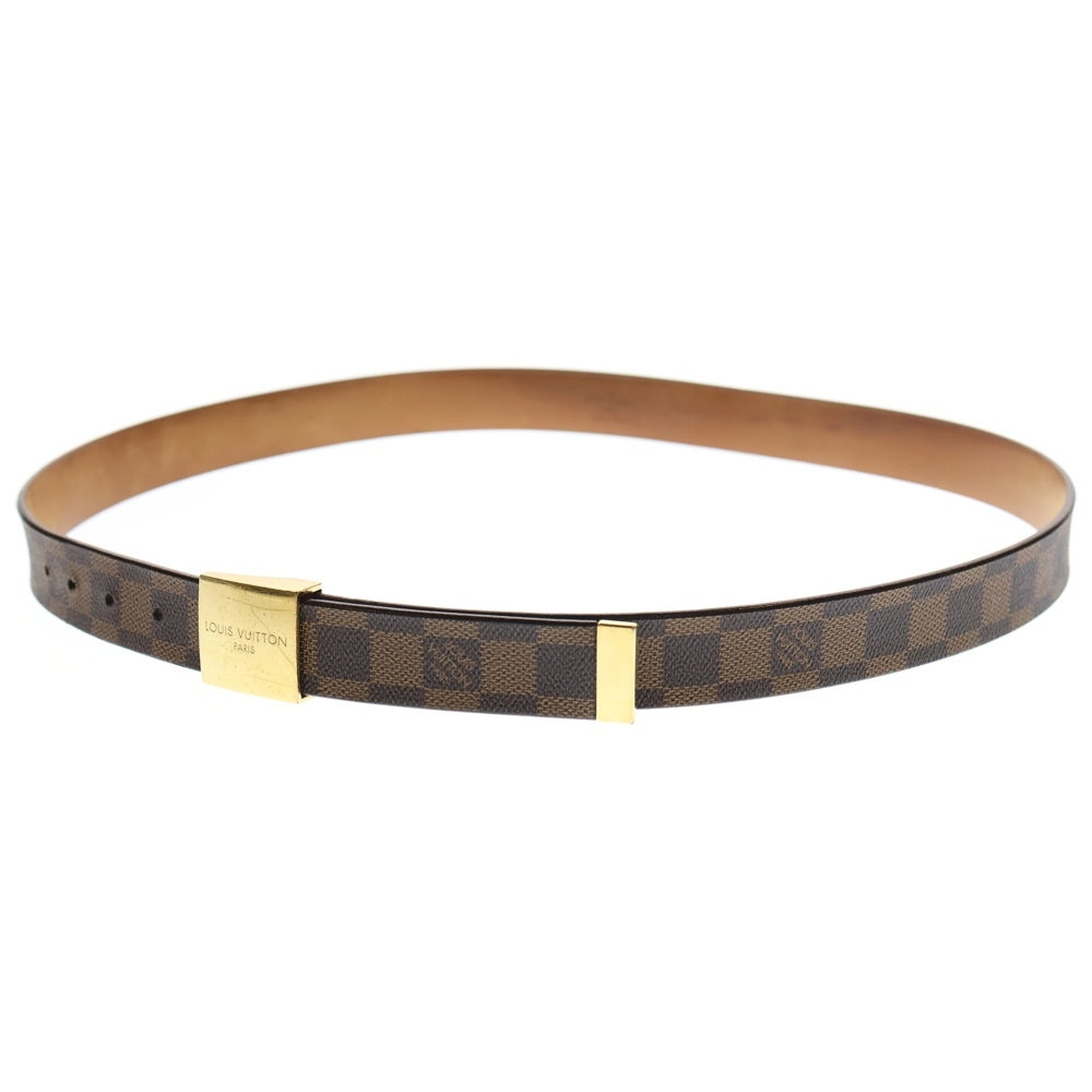LOUIS VUITTON(ルイヴィトン) ダミエ サンチュール キャレ ベルト ブラウン M6802V