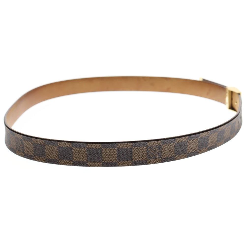 LOUIS VUITTON(ルイヴィトン) ダミエ サンチュール キャレ ベルト ブラウン M6802V