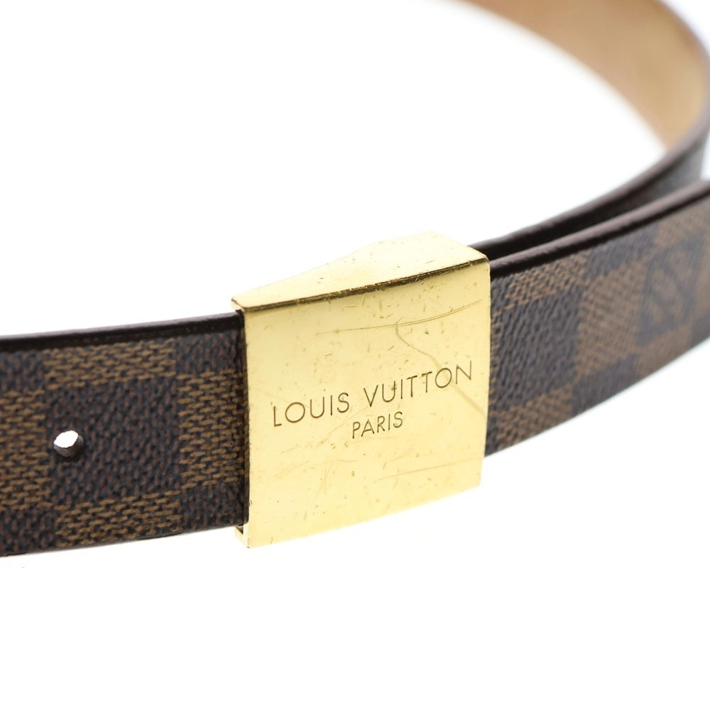 LOUIS VUITTON(ルイヴィトン) ダミエ サンチュール キャレ ベルト ブラウン M6802V