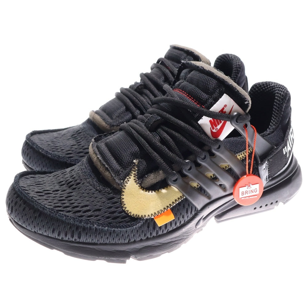 NIKE(ナイキ) ×OFF-WHITE AIR PRESTO オフホワイト エアプレスト ローカットスニーカー ブラック US10/28cm AA3830-002