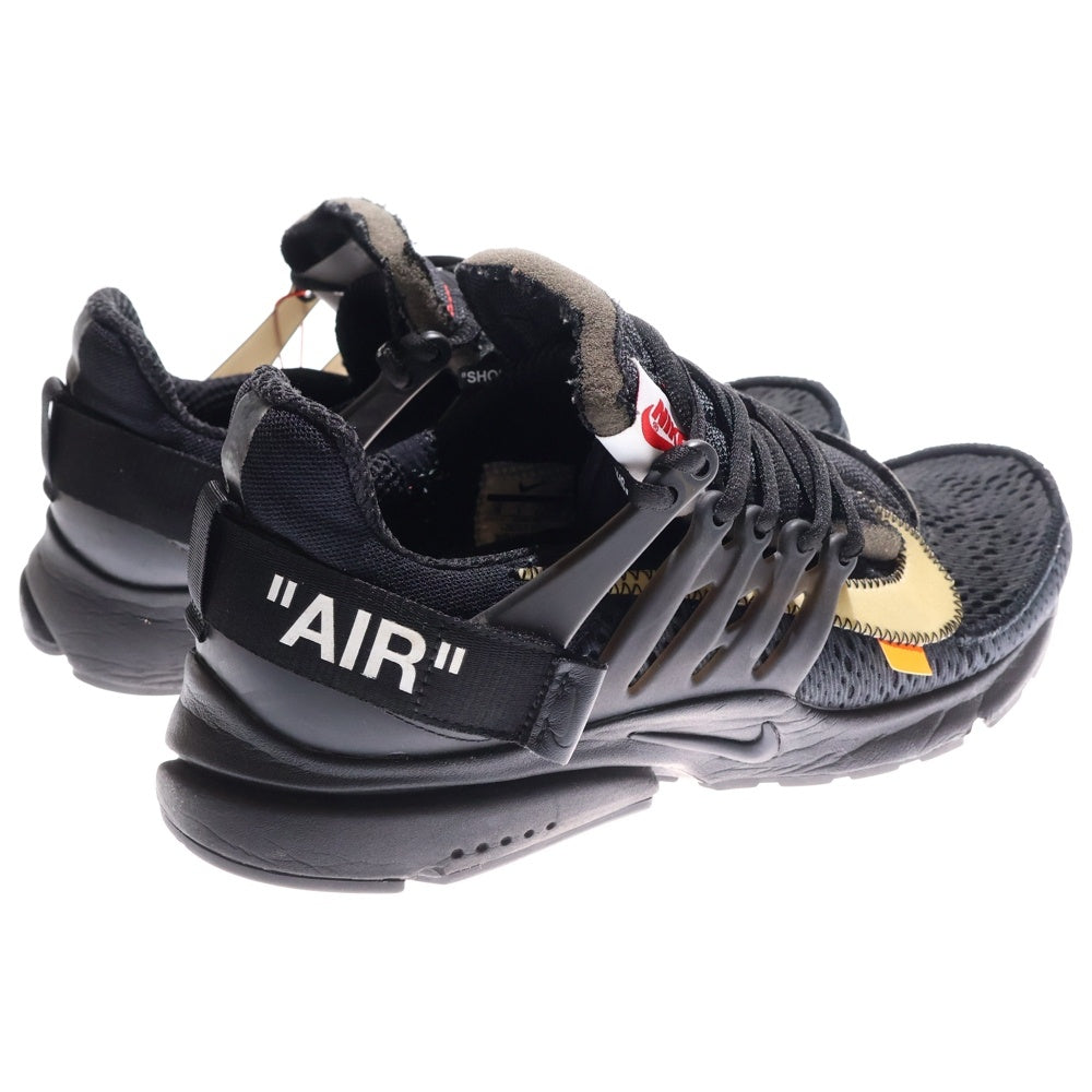 NIKE(ナイキ) ×OFF-WHITE AIR PRESTO オフホワイト エアプレスト ローカットスニーカー ブラック US10/28cm AA3830-002