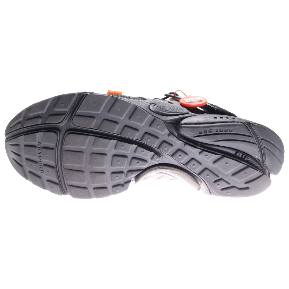 NIKE(ナイキ) ×OFF-WHITE AIR PRESTO オフホワイト エアプレスト ローカットスニーカー ブラック US10/28cm AA3830-002