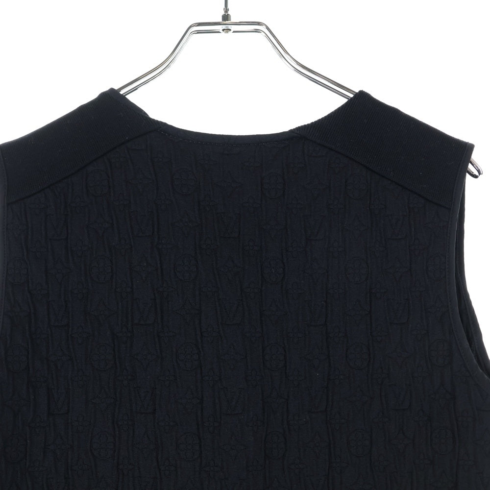 LOUIS VUITTON(ルイヴィトン) モノグラム総柄 膝丈 ワンピース ブラック レディース SS13IF F3DR18P8H