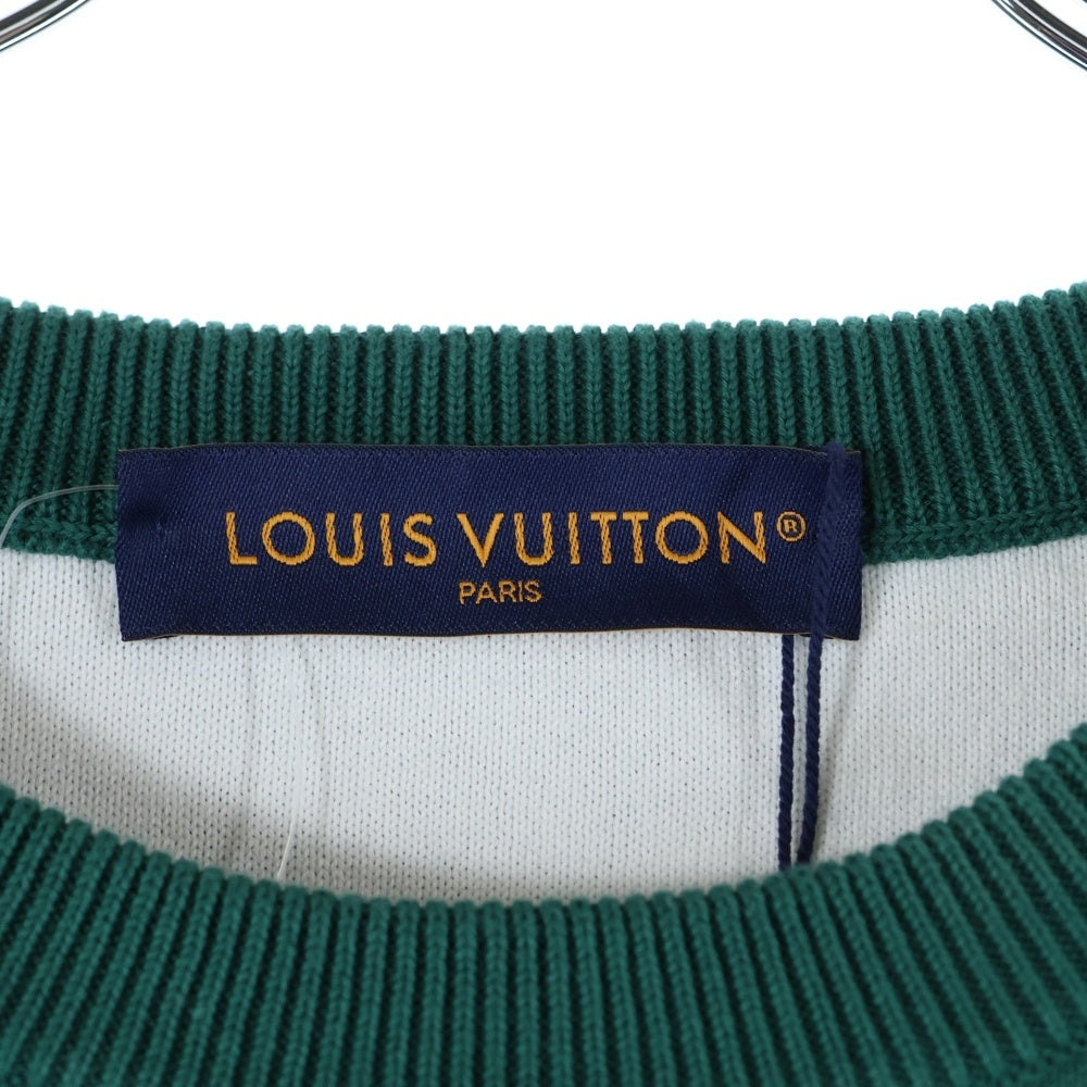 LOUIS VUITTON(ルイヴィトン) 23SS モノグラム グラディエント クルーネック スウェット トレーナー グリーン RM231Q USO HKN44W