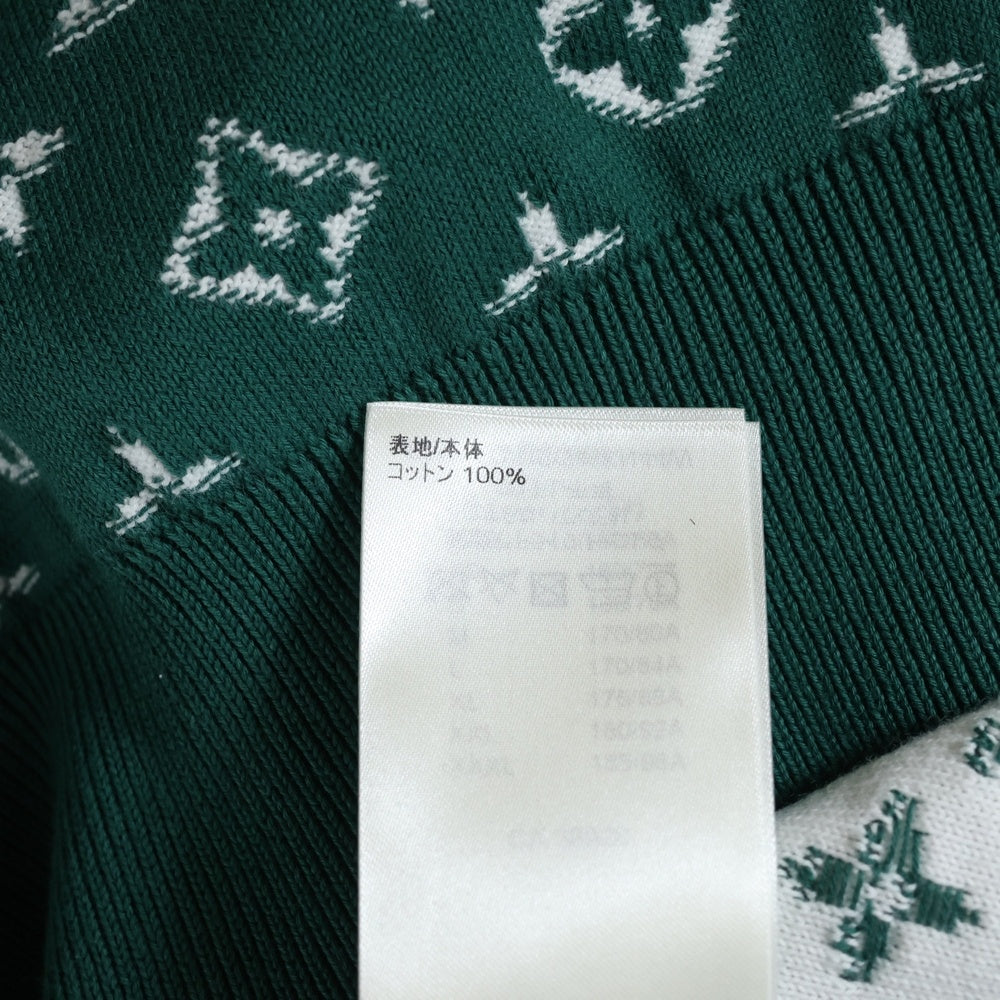 LOUIS VUITTON(ルイヴィトン) 23SS モノグラム グラディエント クルーネック スウェット トレーナー グリーン RM231Q USO HKN44W