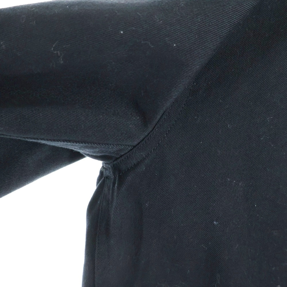 NO BRAND(ノーブランド) CRIMIE クライミー ロゴパッチ ファスナーポケット テーラードジャケット ブラック C1D1-JK07