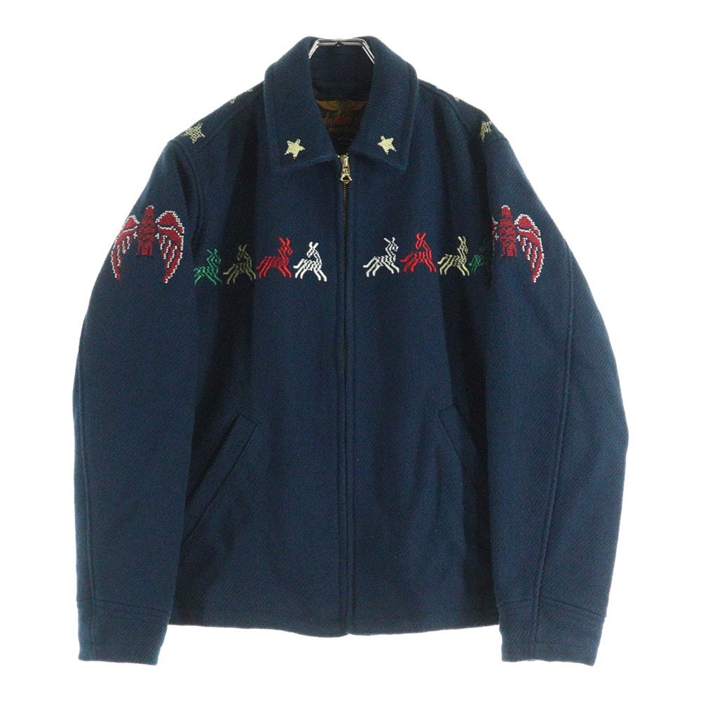 最終価格】CALEE スーベニアジャケット ブルー　M calee スーベニアジャケット 最終価格】CALEE スーベニアジャケット