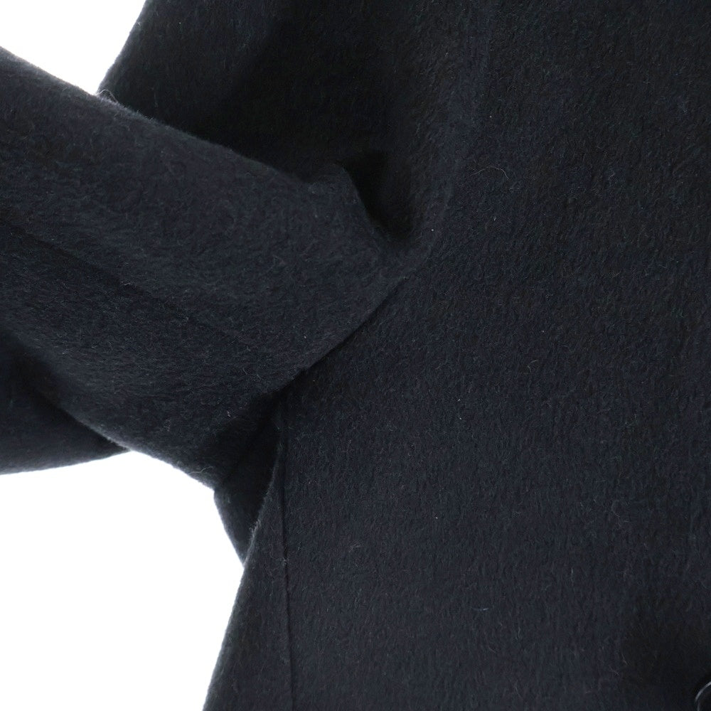 NO BRAND(ノーブランド) ELE TOP エルトップ ダブルボタン テーラードカラー ブラック