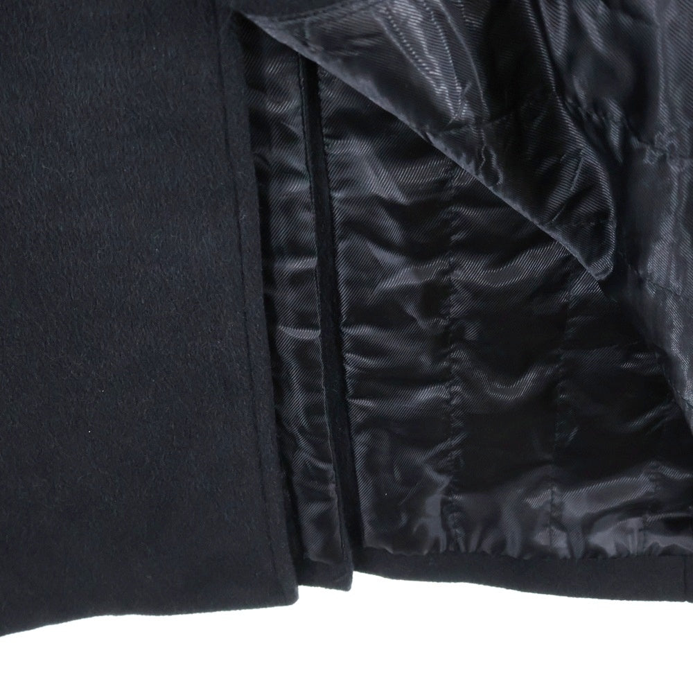 NO BRAND(ノーブランド) ELE TOP エルトップ ダブルボタン テーラードカラー ブラック