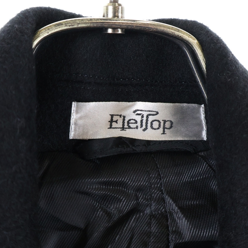 NO BRAND(ノーブランド) ELE TOP エルトップ ダブルボタン テーラードカラー ブラック