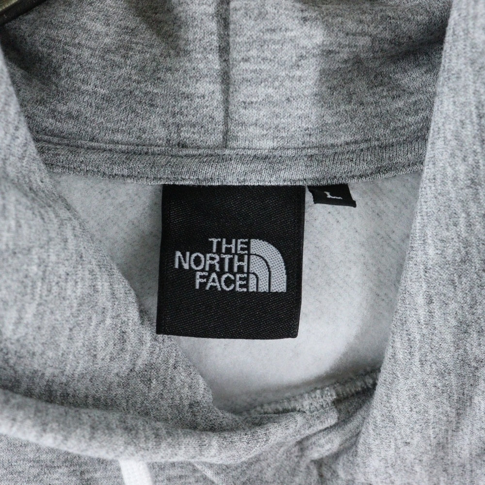 THE NORTH FACE(ザノースフェイス) SQUARE LOGO HOODIE スクエア ロゴ フーディー プルオーバーパーカー グレー NT62338
