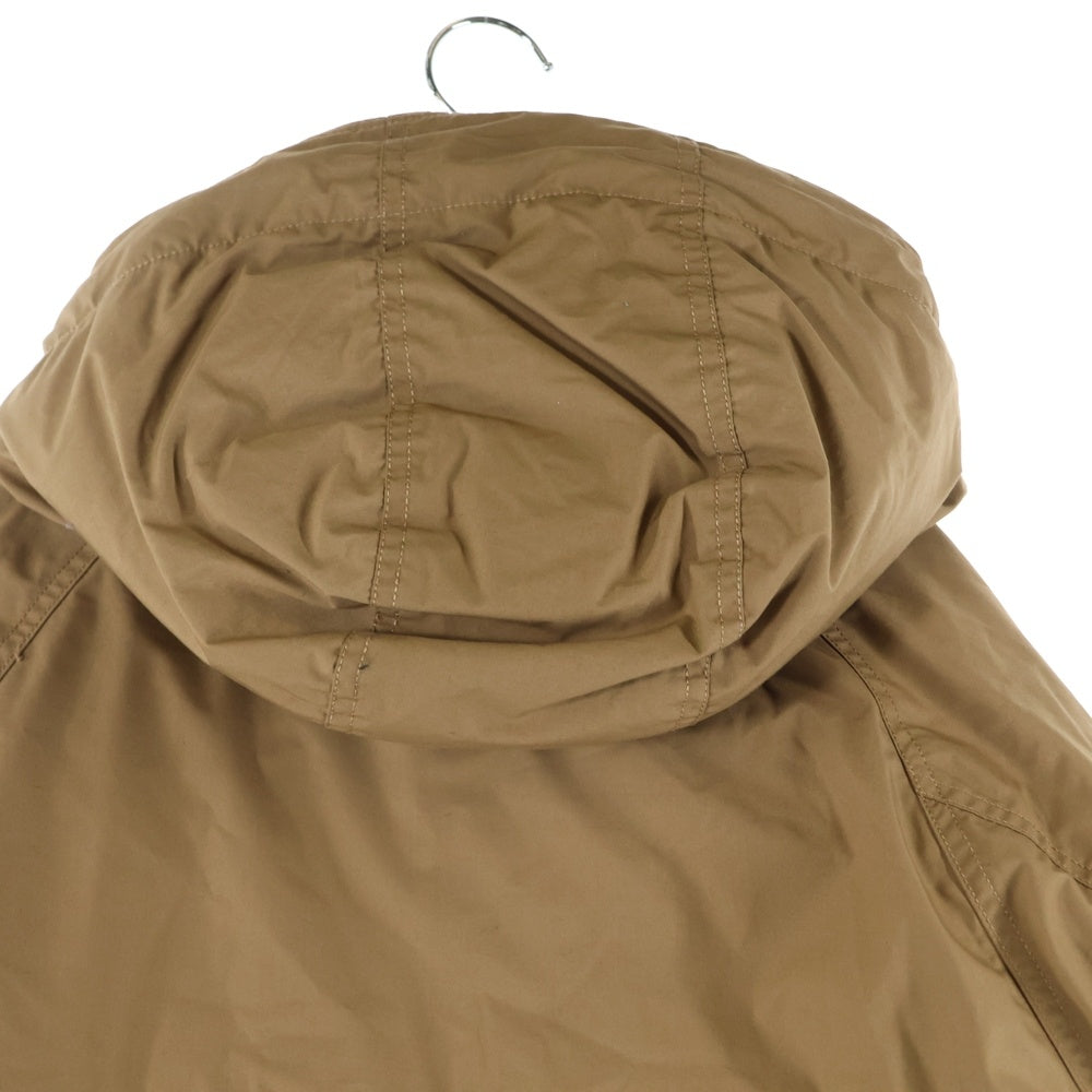 THE NORTH FACE PURPLE LABEL(ノースフェイスパープルレーベル) ロゴ刺繍 フード付き ジップアップ ダウンジャケット ベージュ ND2279N