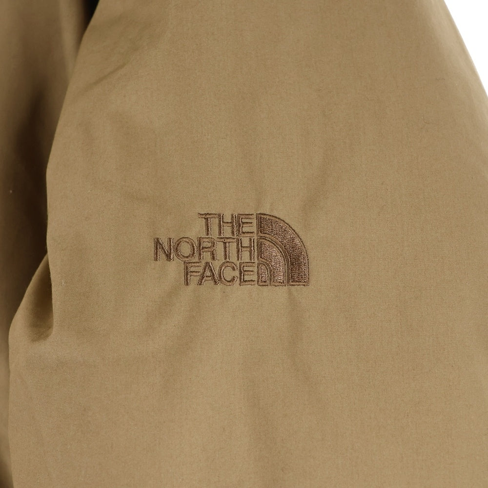 THE NORTH FACE PURPLE LABEL(ノースフェイスパープルレーベル) ロゴ刺繍 フード付き ジップアップ ダウンジャケット ベージュ ND2279N