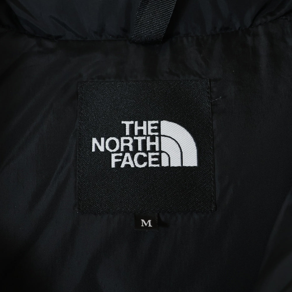 THE NORTH FACE(ザノースフェイス) NUPTSE VEST ロゴエンブロイダリー ヌプシダウンベスト ブラウン/ブラック ND92338