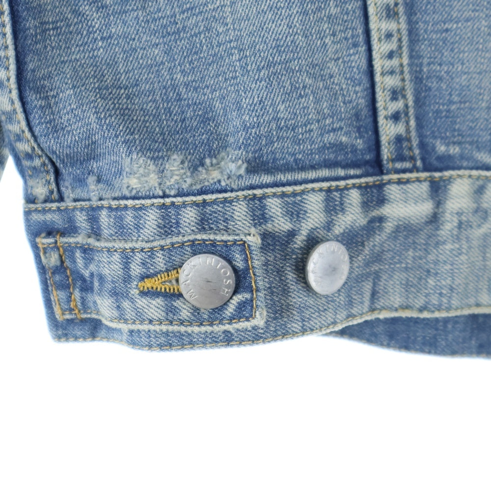 MACKINTOSH(マッキントッシュ) ダメージ加工 デニムジャケット ライトブルー D-MJ001