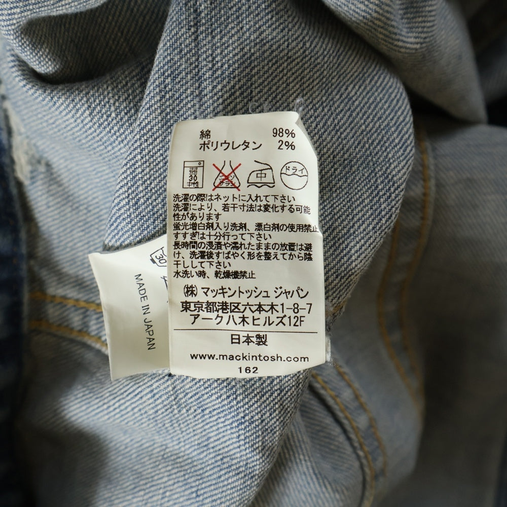 MACKINTOSH(マッキントッシュ) ダメージ加工 デニムジャケット ライトブルー D-MJ001