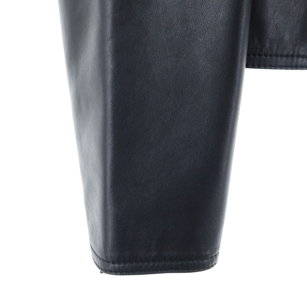 LOEWE(ロエベ) ラムレザー ダブルライダース ジャケット ブラック