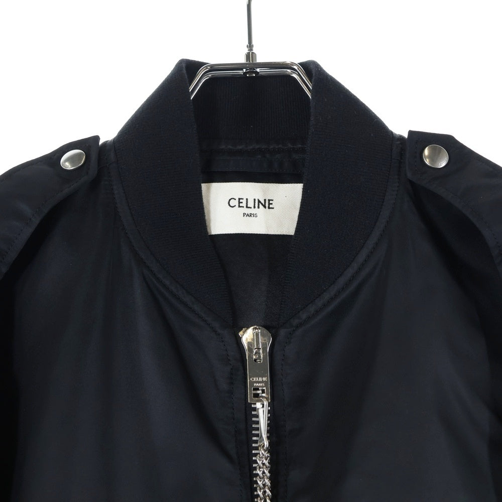 CELINE(セリーヌ) エディ期 ナイロンツイル ボンバージャケット