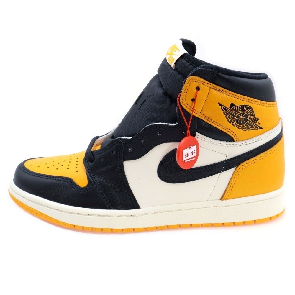 NIKE(ナイキ) AIR JORDAN 1 RETRO HIGH OG TAXI エアジョーダン 1 レトロ タクシー ハイカットスニーカー シューズ イエロー/ブラック US9/27cm 555088-711