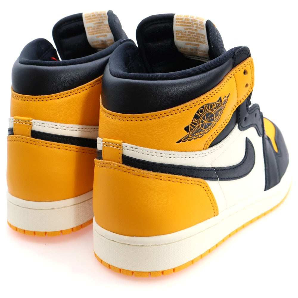 NIKE(ナイキ) AIR JORDAN 1 RETRO HIGH OG TAXI エアジョーダン 1 レトロ タクシー ハイカットスニーカー シューズ イエロー/ブラック US9/27cm 555088-711
