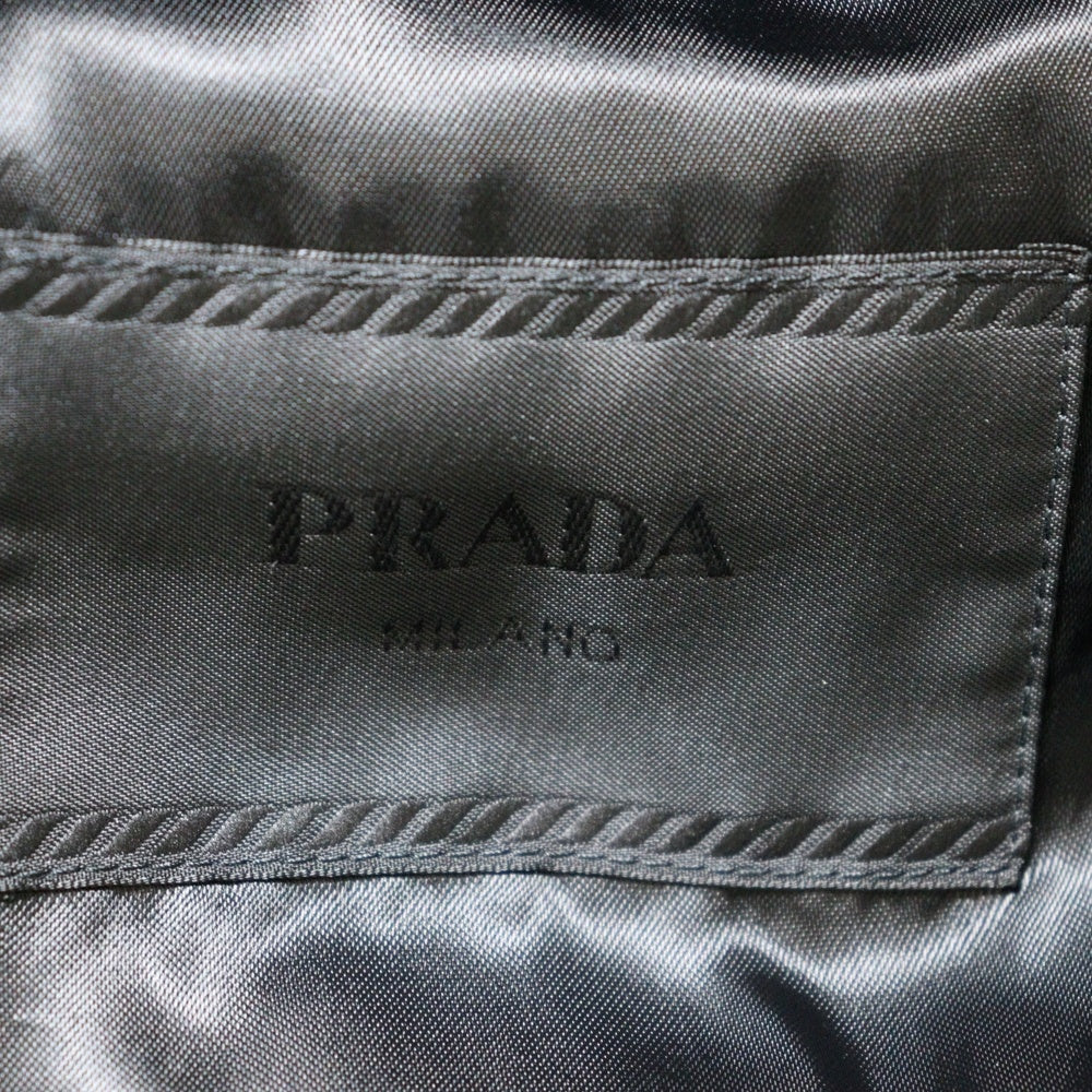 PRADA(プラダ) ダブルブレスト テクニカル コットンロングチェスター