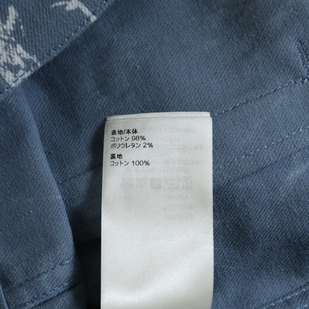 LOUIS VUITTON(ルイヴィトン) 22AW DNAリーフ 総柄 デニムジャケット インディゴ RM222Q NF1 HNA59W