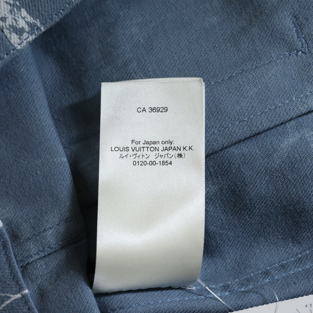 LOUIS VUITTON(ルイヴィトン) 22AW DNAリーフ 総柄 デニムジャケット