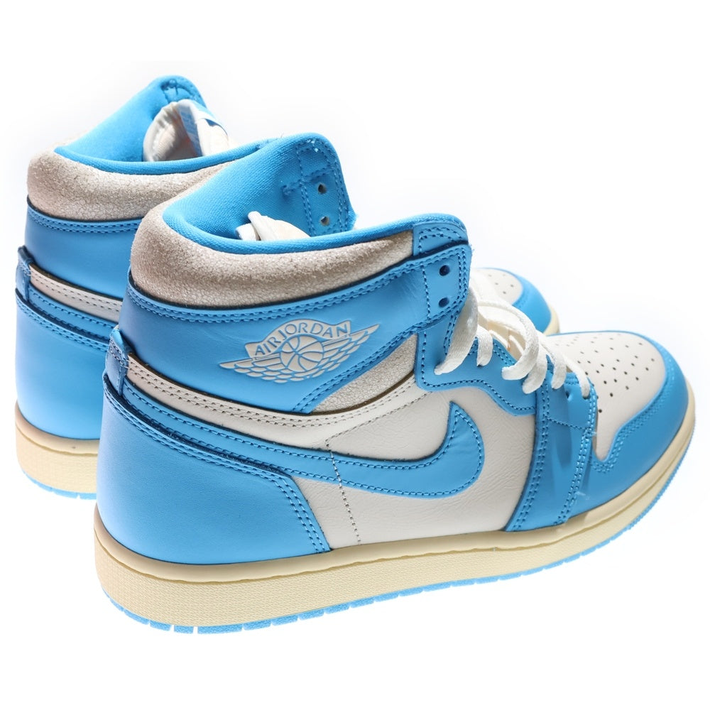 NIKE(ナイキ) Air Jordan 1 Retro High OG UNC Reimagined エアジョーダン1 レトロ ハイ OG UNC リイマジンド ハイカットスニーカー ブルー US9.5/27.5cm DZ5485-402