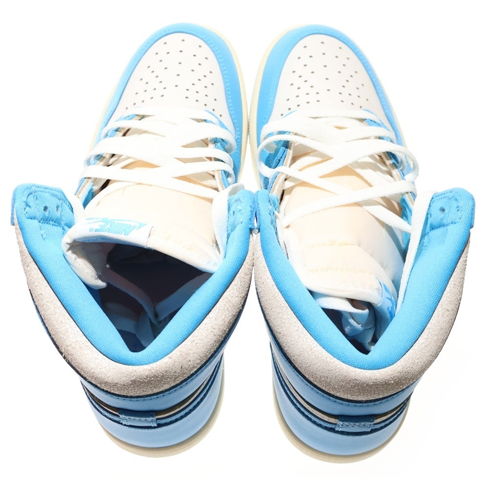 NIKE(ナイキ) Air Jordan 1 Retro High OG UNC Reimagined エアジョーダン1 レトロ ハイ OG UNC リイマジンド ハイカットスニーカー ブルー US9.5/27.5cm DZ5485-402