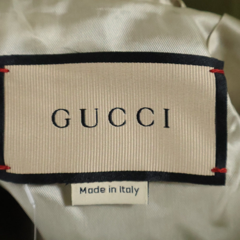 GUCCI(グッチ) GG総柄 中綿 フーデッドジャケット パーカー ネイビー 742811 Z8BJG