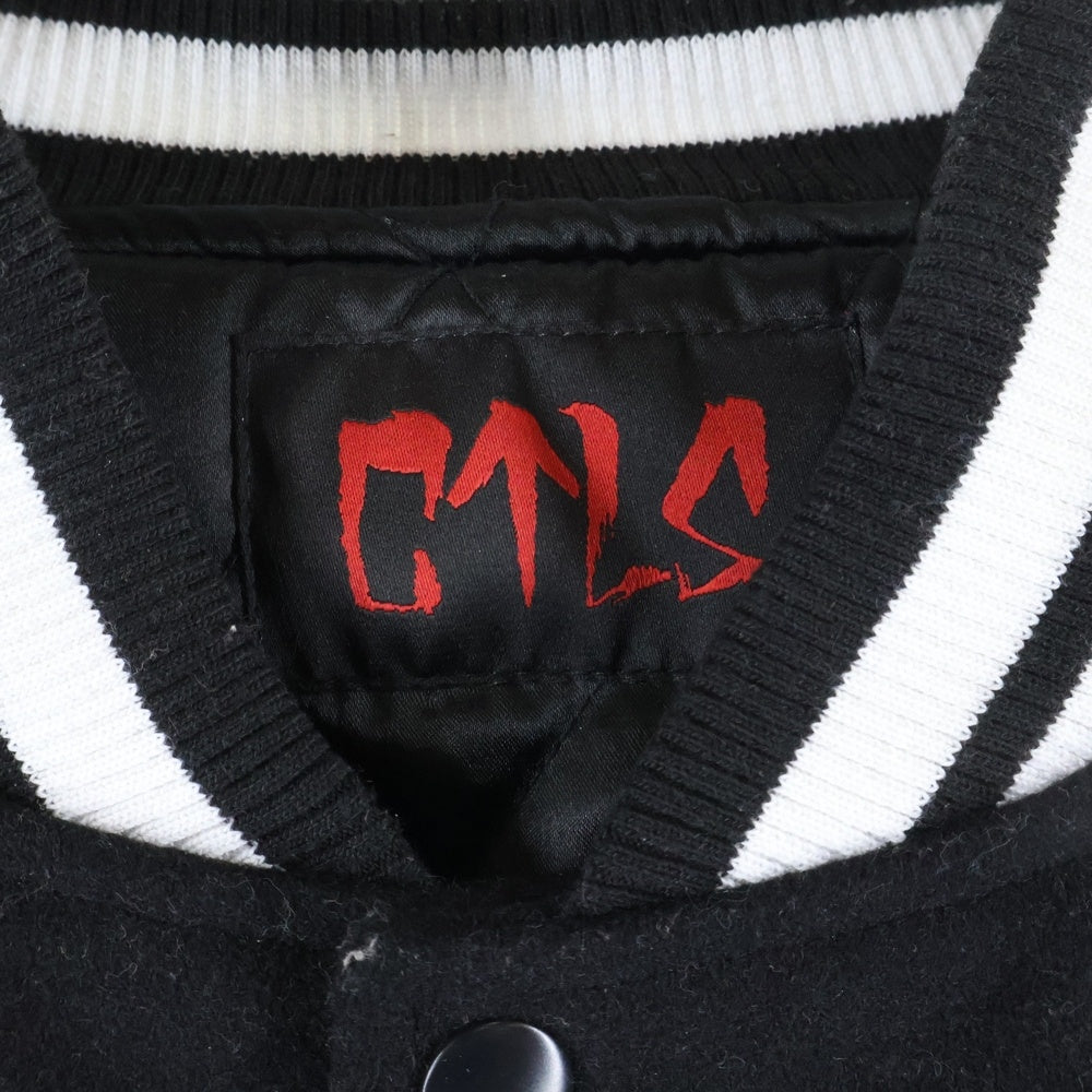 cvtvlist(カタリスト) I CREW MAKER UNIVERSITY JACKET アイ クルー マーカー ユニバーシティ ジャケット ベースボールジャケット ブラック 2301120101