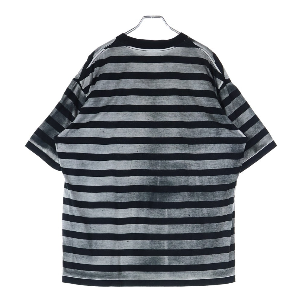 MINEDENIM(マインデニム) 25SS ボーダー クルーネック半袖Tシャツカットソー 2503-4001-98-M2