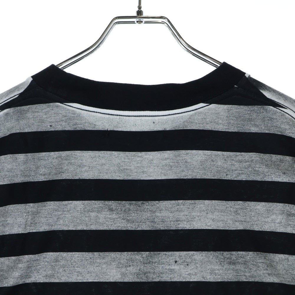 MINEDENIM(マインデニム) 25SS ボーダー クルーネック半袖Tシャツカットソー 2503-4001-98-M2