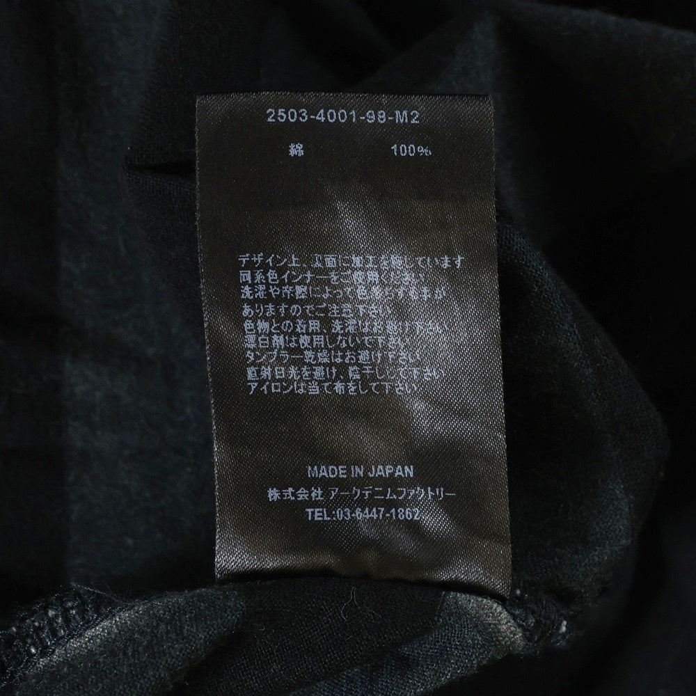 MINEDENIM(マインデニム) 25SS ボーダー クルーネック半袖Tシャツカットソー 2503-4001-98-M2