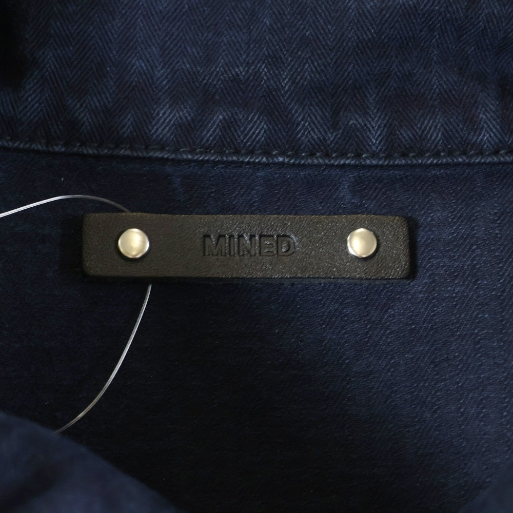 MINEDENIM(マインデニム) 25SS V.Herringbone Duster Vヘリンボーンダスター ワークジャケット デニム インディゴ 2503-8004-83-022
