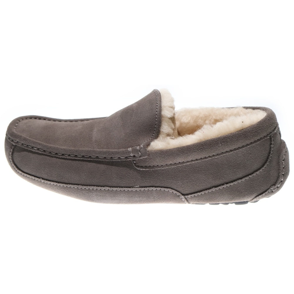 UGG(アグ) Ascot アスコット ファー付きムートンレザーローファー グレー 1101110