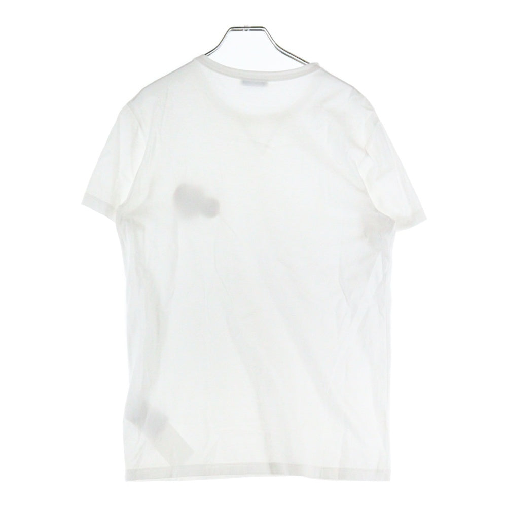 MONCLER(モンクレール) ダブルロゴパッチ クルーネック半袖Tシャツカットソー ホワイト F20918C78100