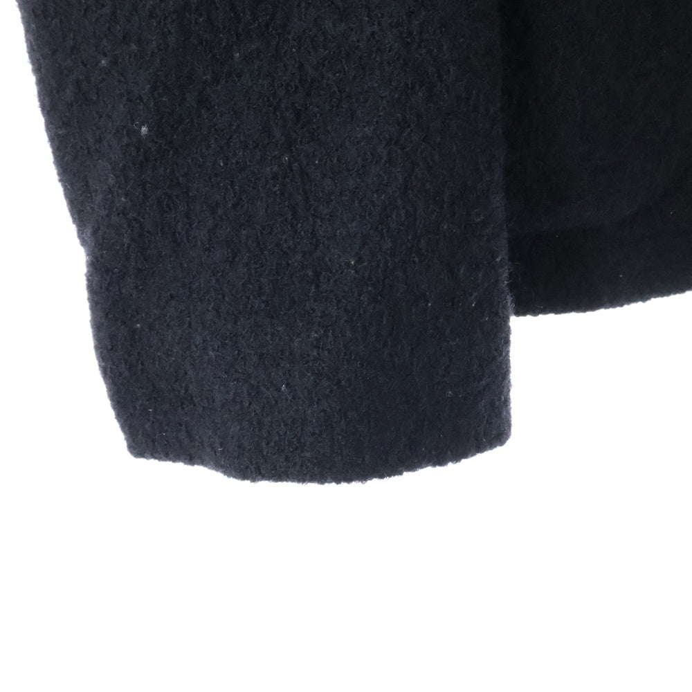 agnes b.(アニエスベー) フロントボタン ボア フリース ステンカラー ジャケット レディース ブラック