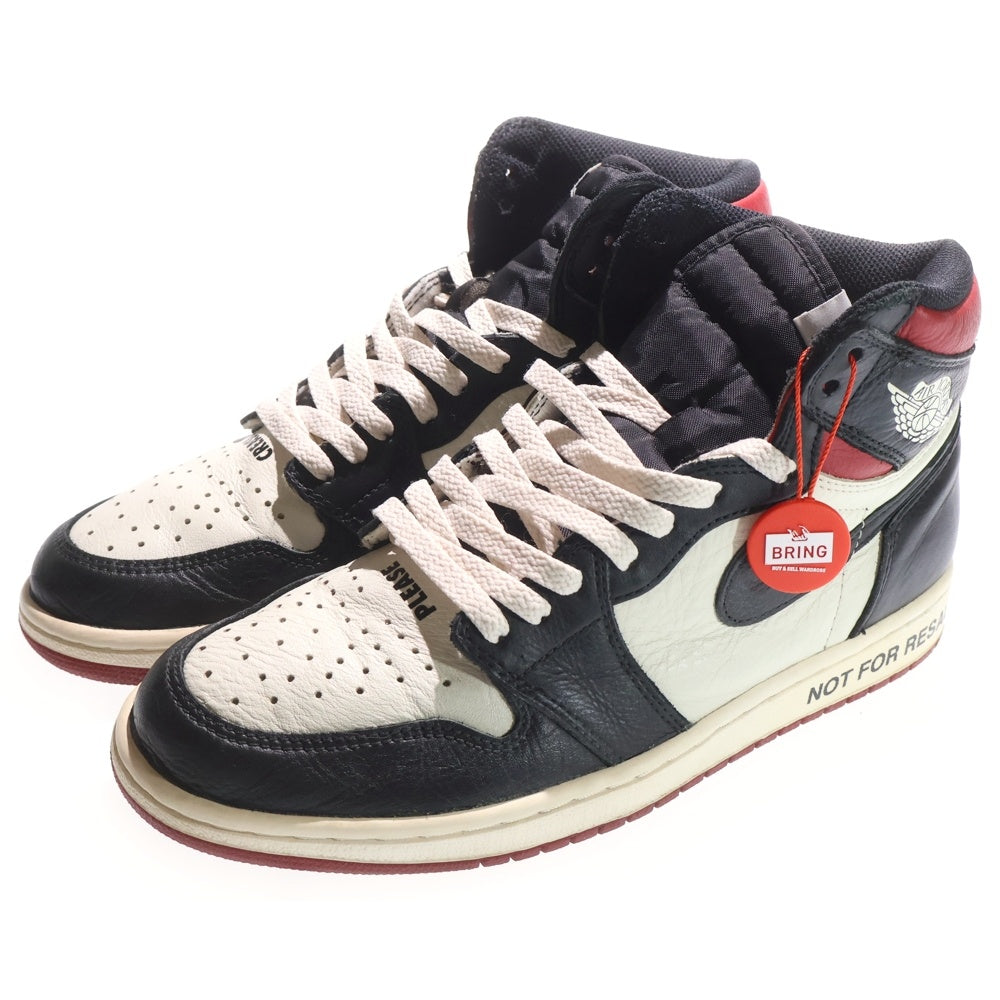 NIKE(ナイキ) AIR JORDAN 1 HIGH RETRO NOT FOR RESALE エアジョーダン1 レトロ ノット フォー リセール ハイカットスニーカー US9.5/27.5cm 861428-106